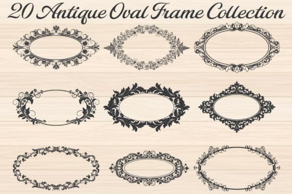 Antique Oval Frame Collection: Timeless Elegance for Modern Designs
