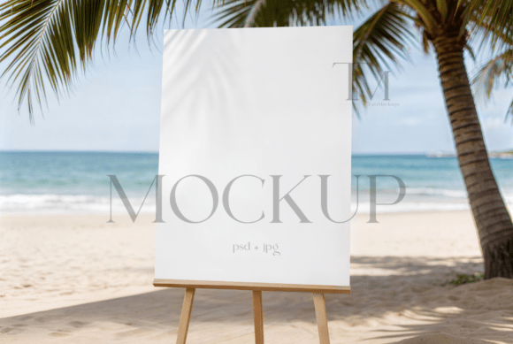 Beach Coastal 18x24 Welcome Sign Mockup: A Designer's Guide