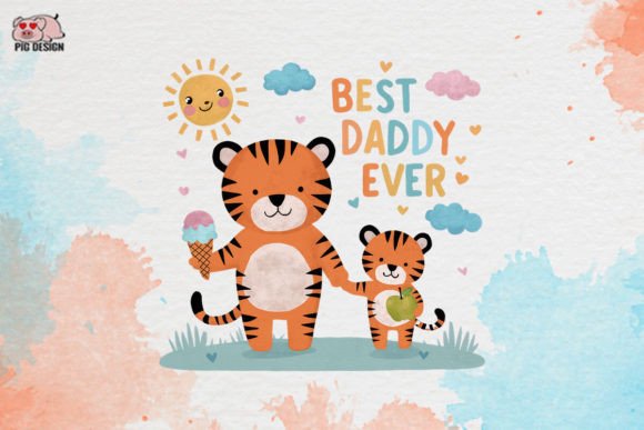Best Daddy Ever Clipart PNG Graphics: A Designer's Asset