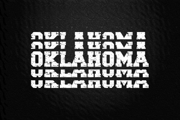Oklahoma Stacked Vintage: A Design Asset for Authentic Branding
