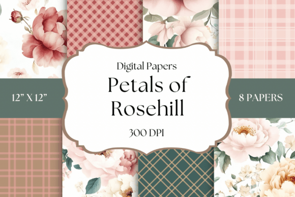 Petals of Rosehill: Elevating Digital Design with Romantic Elegance