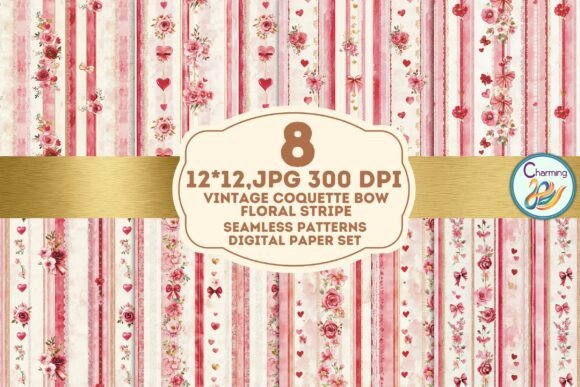 Seamless Paper: Vintage Coquette Bow – A Design Asset