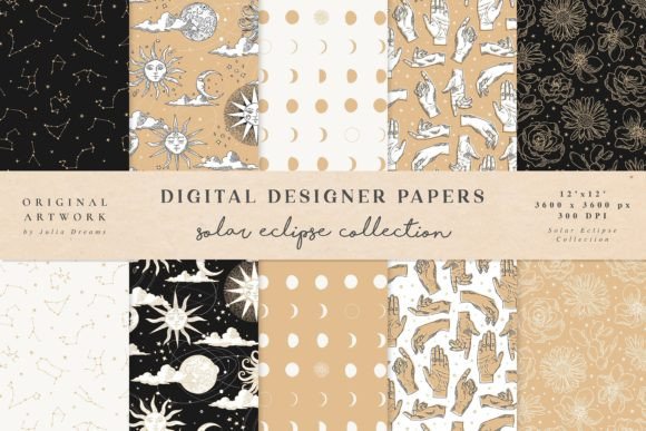 Solar Eclipse Seamless Patterns: A Designer's Guide